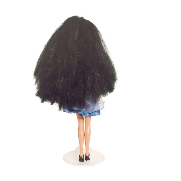 Vintage Barbie Rollerblade Kira Fashion Doll 1991 #2218 Restyled in Blue Dress - Picture 3 of 8